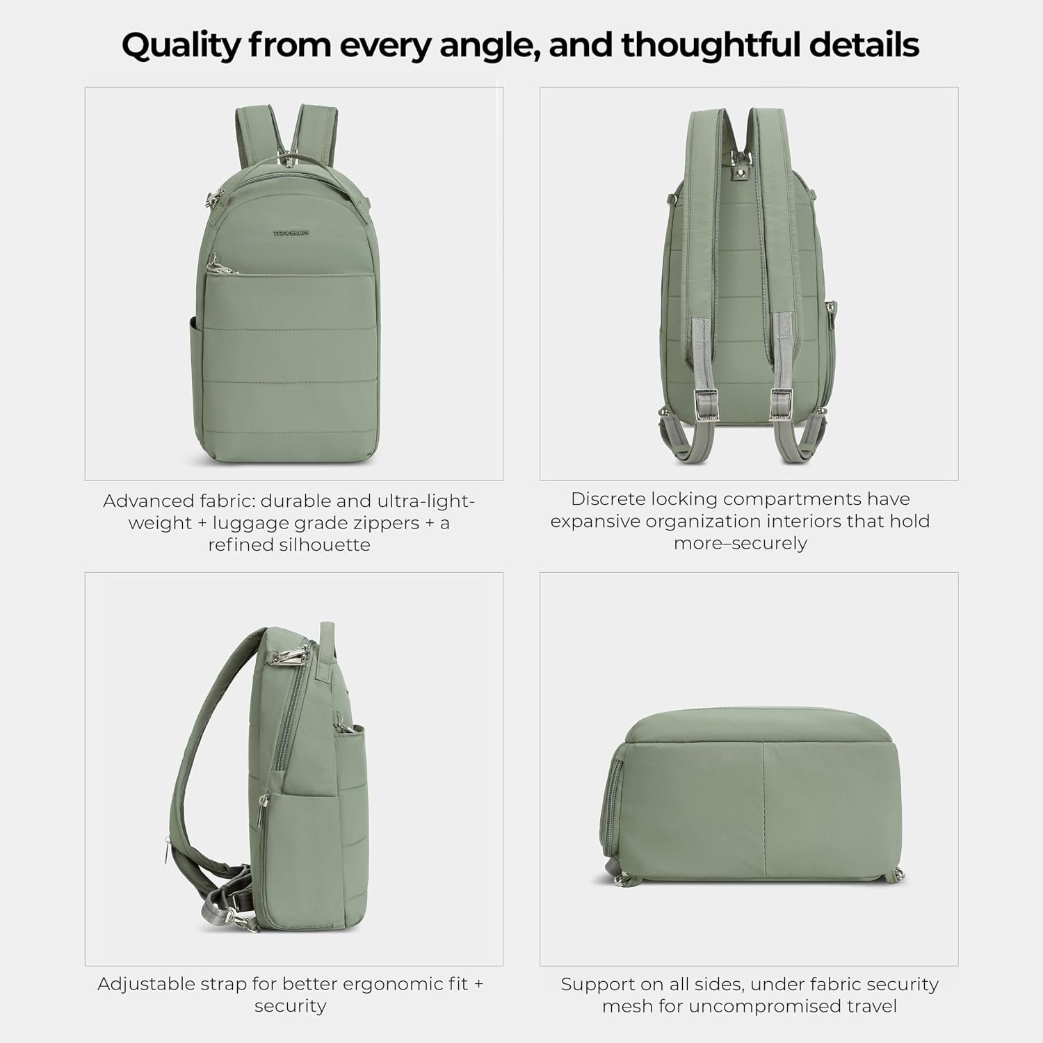 Travelon Anti-Theft Roam Convertible Backpack Sling - Image 5