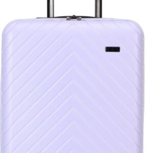 TRIPS RIDGELINE 20-Inch Carry-On Lightweight Durable Hardside 8-Wheel Spinner Cabin Size Luggage, Lavender