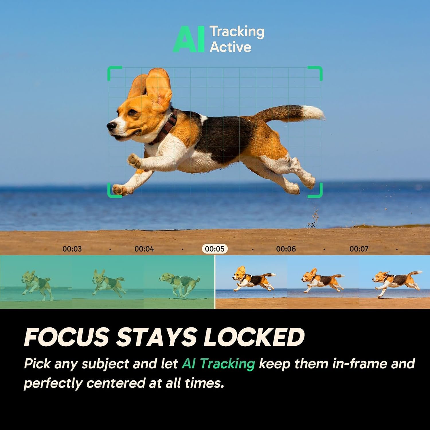 AKASO 360 Action Camera - 5.7K 360 Video with 1/2" 48MP Sensors, 72MP 360 Photo, 360-SuperSmooth, Invisible Selfie Stick Effect, 360° Horizon Lock, AI Tracking Standard Combo - Image 6
