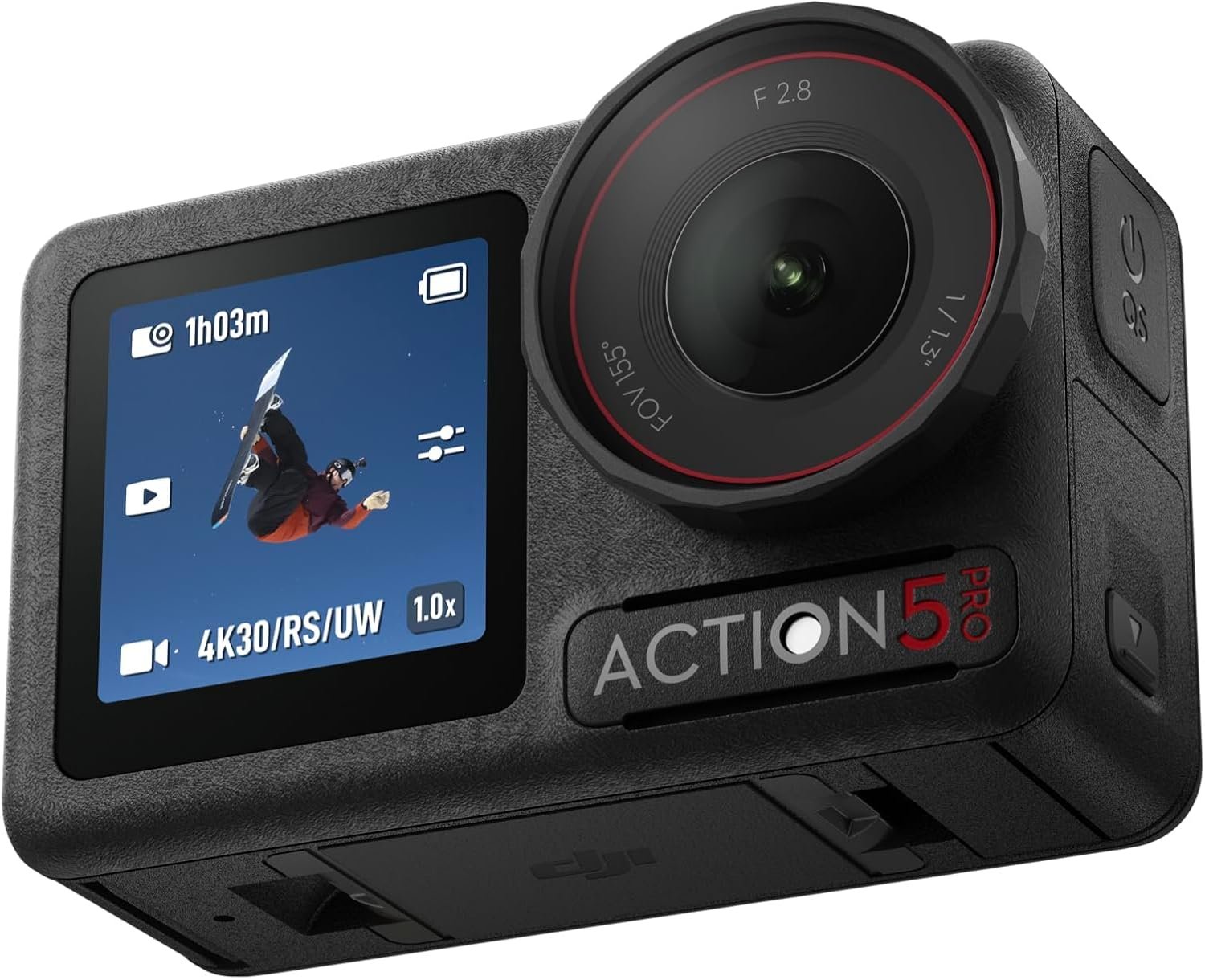 DJI Osmo Action 5 Pro Essential Combo, Waterproof Action Camera | 1/1.3" Sensor, 4K/120fps Video, Subject Tracking, Stabilization, Dual OLED Touchscreens, 47GB Storage, Vlogging Camera
