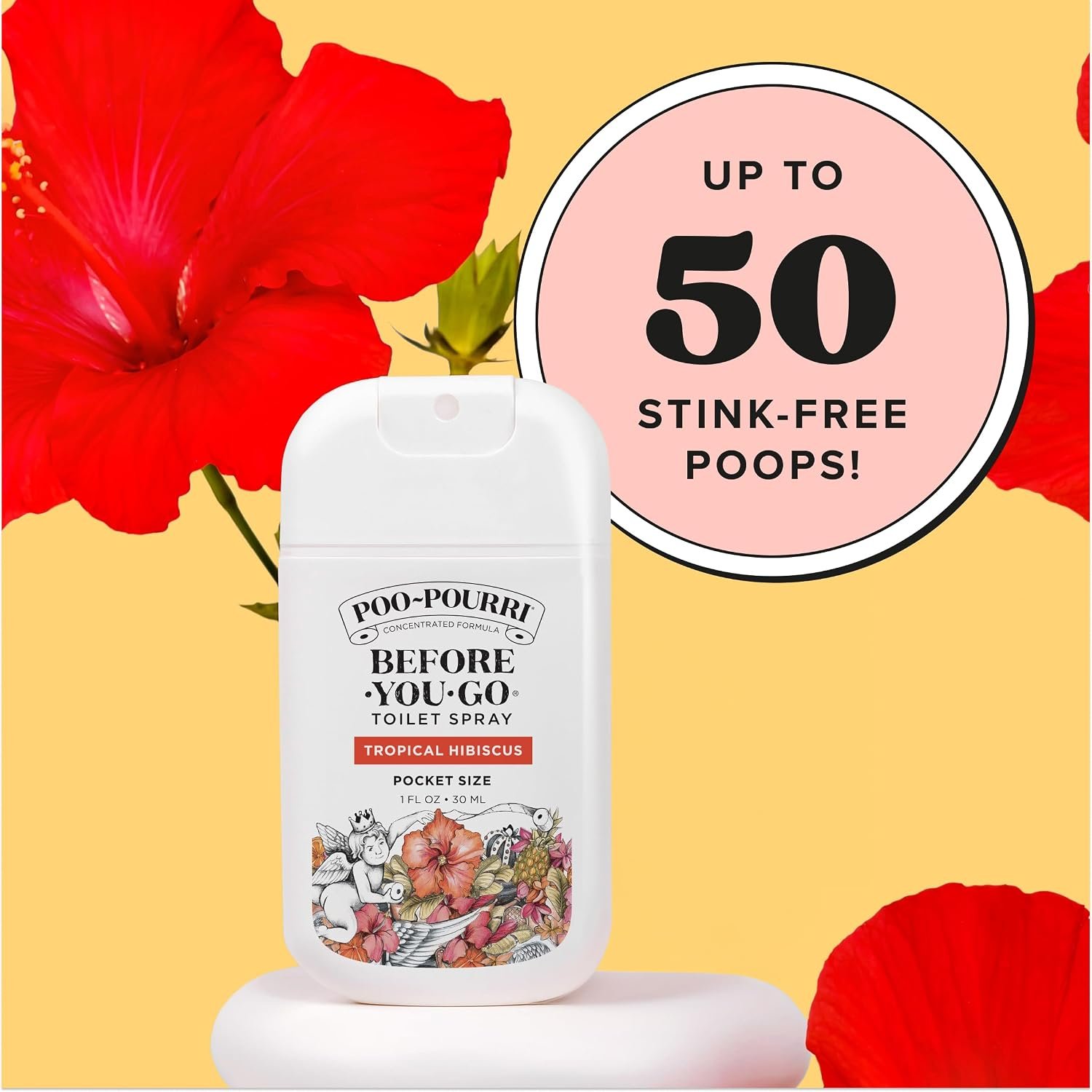 Poo-Pourri Before-You-Go Pocket Toilet Spray, Travel Essentials, 1 Fl Oz, Spring Variety 3 Pack, Each Up to 50 Uses, On-The-Go Bathroom Odor Deodorizer with Essential Oils, TSA Approved Size, 3 Scents - Image 10