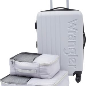 Wrangler Carry-On Luggage Set, Grey