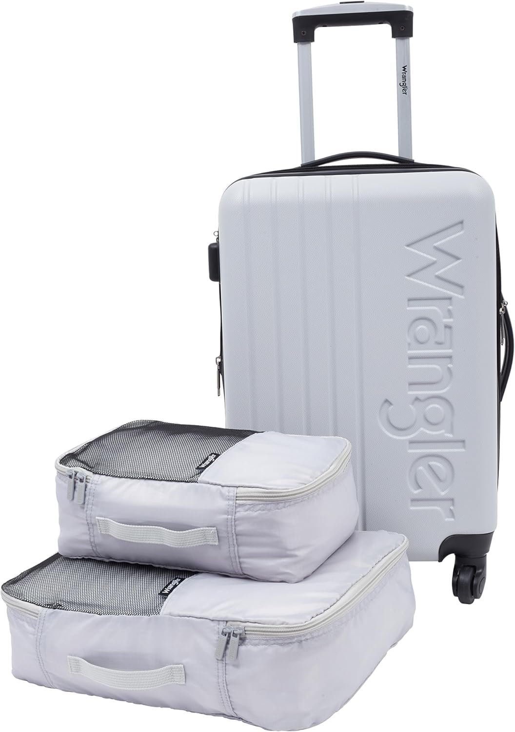 Wrangler Carry-On Luggage Set, Grey