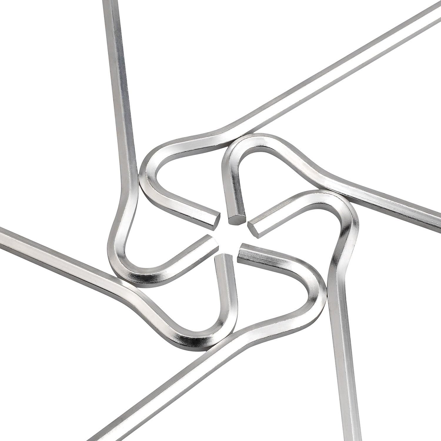 Tent Pegs - Aluminium Tent Stakes Pegs with Hook - 7’’ Hexagon Rod Stakes Nail Spike Garden Stakes Camping Pegs for Pitching Camping Tent, Canopies - Image 3