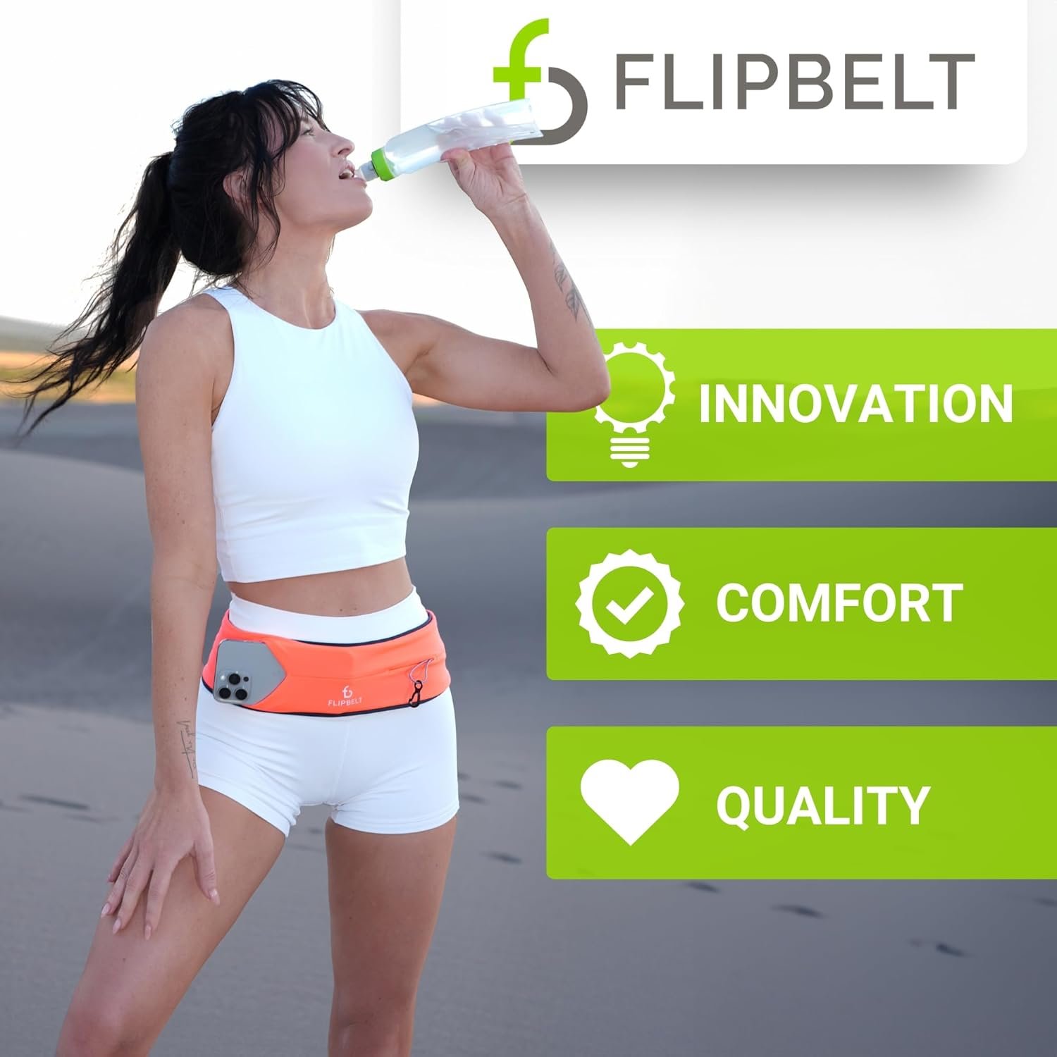 FlipBelt Classic Running Belt, Phone Holder for Running, Money Belt Pouch - Image 8