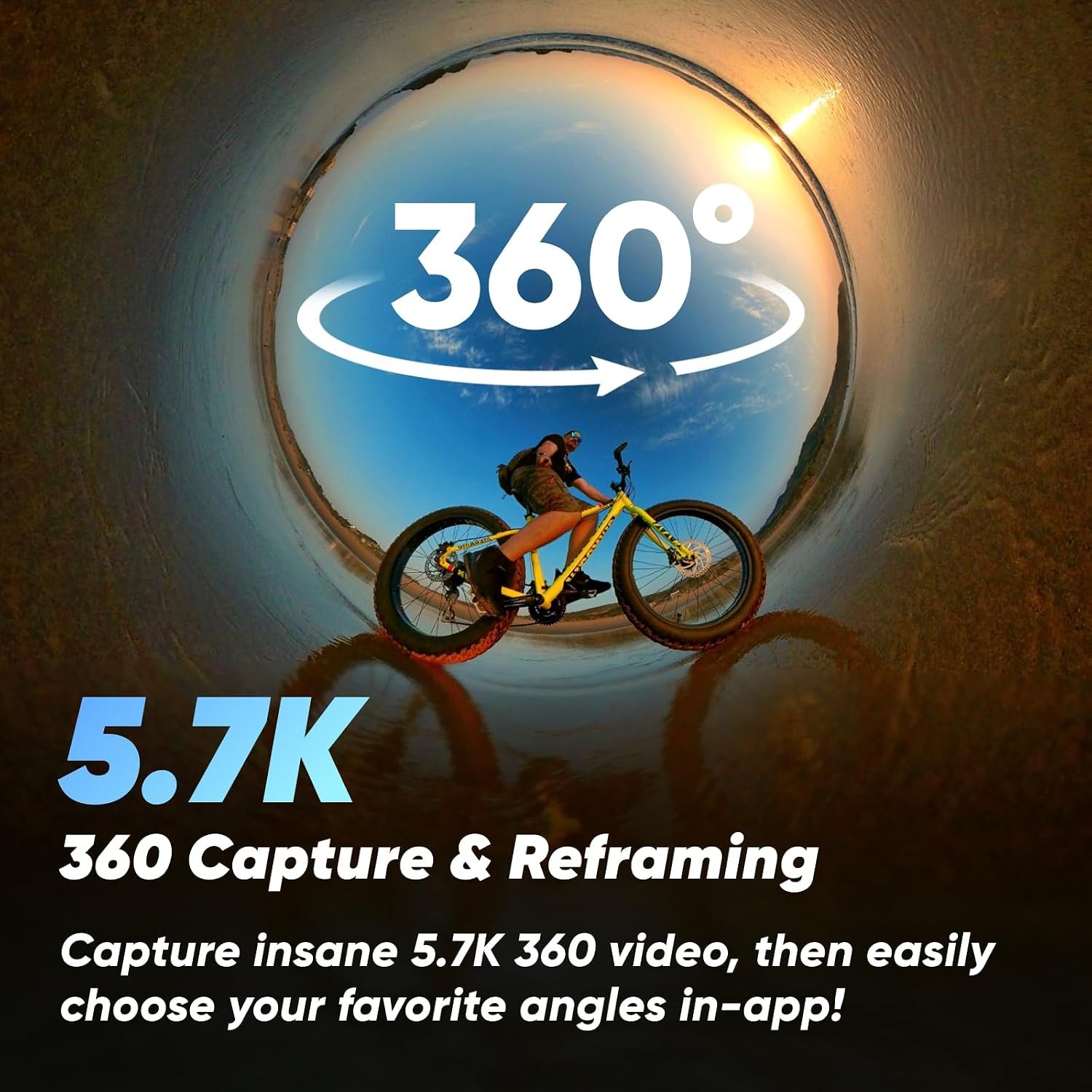Insta360 X3-360 Action Camera with 5.7K 360 Active HDR Video, 4K Single-Lens Camera, Waterproof, FlowState Stabilization, 2.29" Touchscreen, AI Editing, for Motorcycle, Wintersports and Vlogging - Image 2