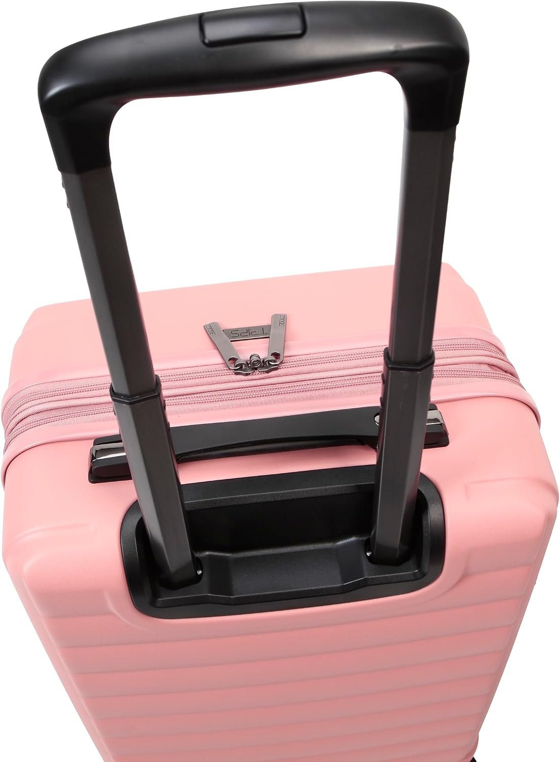 TRIPS EON 20-Inch Carry-On Lightweight Durable Hardside 8-Wheel Spinner Cabin Size Luggage, Ash Rose - Image 4