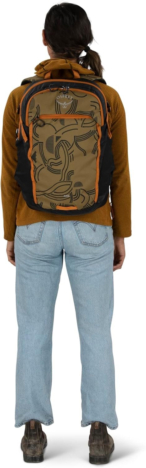 Osprey Axis Laptop Backpack – Sleek Everyday Pack with Laptop Sleeve, Water Bottle Pockets & Compression Straps - Image 9
