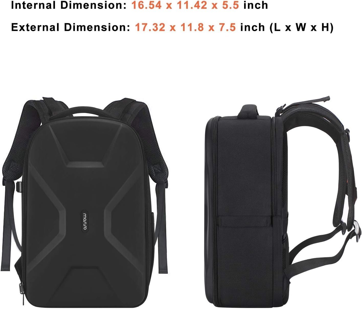 MOSISO Camera Backpack, DSLR/SLR/Mirrorless Photography Camera Bag | 15-16 inch Waterproof Hardshell Case with Tripod Holder&Laptop Compartment Compatible with Canon/Nikon/Sony, Black - Image 7
