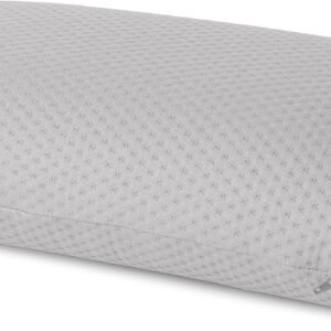 Amazon Basics Camping Pillow, Memory Foam Travel Pillow with Washable Cover