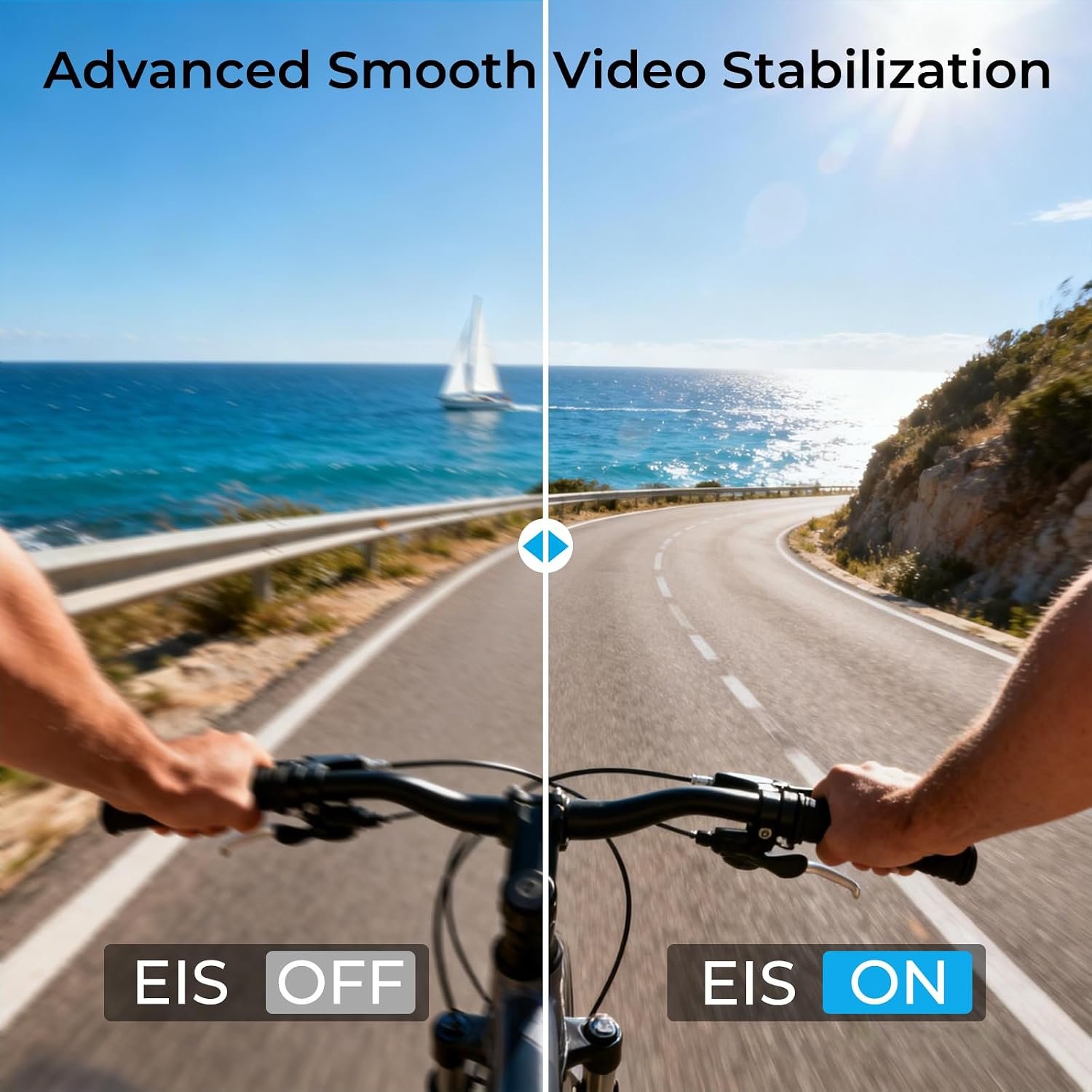 icefox Action Camera 4K 60FPS 20MP with 2X 2150mAh Batteries, Underwater Camera with 5X Zoom, EIS, Powered by Snappro App,Support Video&Photo Editing,Waterproof, WiFi Remote Control - Image 7