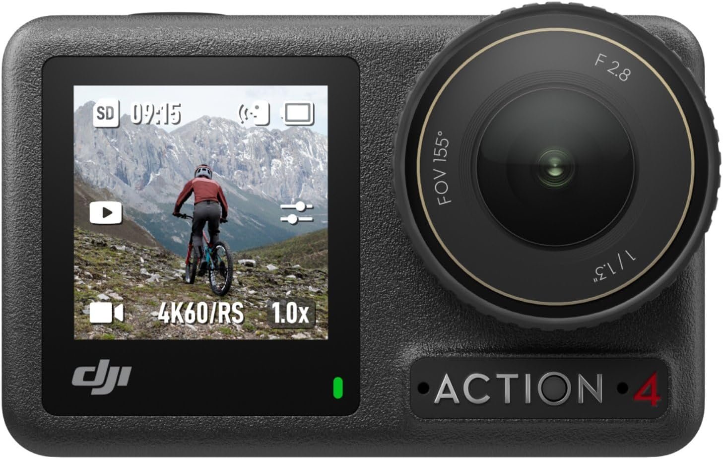 DJI Osmo Action 4 Standard Combo, Waterproof Action Camera Vlogging Camera | 1/1.3" Sensor, 4K/120fps Video, Stunning Low-Light Imaging, 10-bit & D-Log M Color Performance, Long-Lasting 160 Mins
