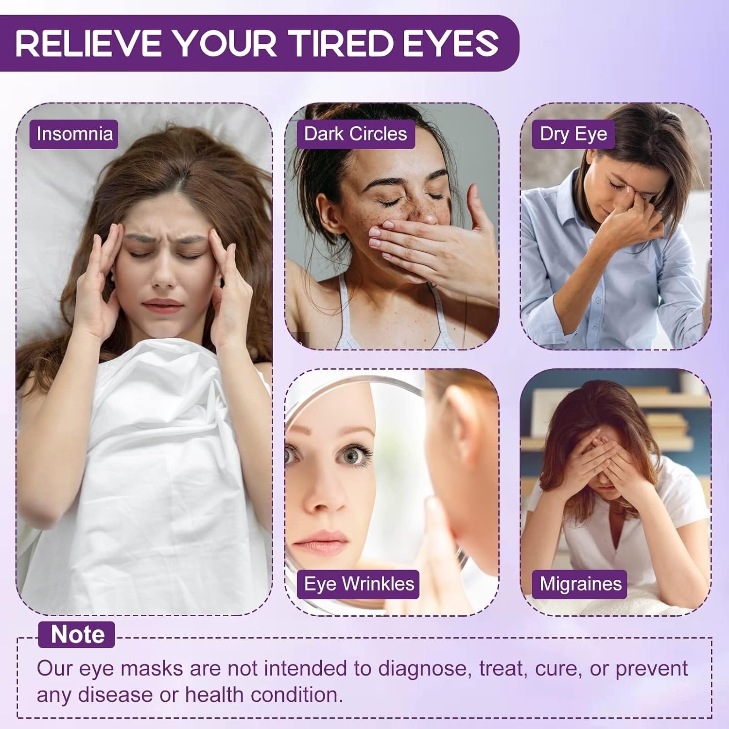 24 Pack Steam Eye Mask Disposable for Dry Eyes Cornea Care-Unscented | Steam Eye Mask Cornea Care Rest Self Heating Eye Mask Self Heated Steam Warm Eye Mask Disposable Heated Eye Mask - Image 6
