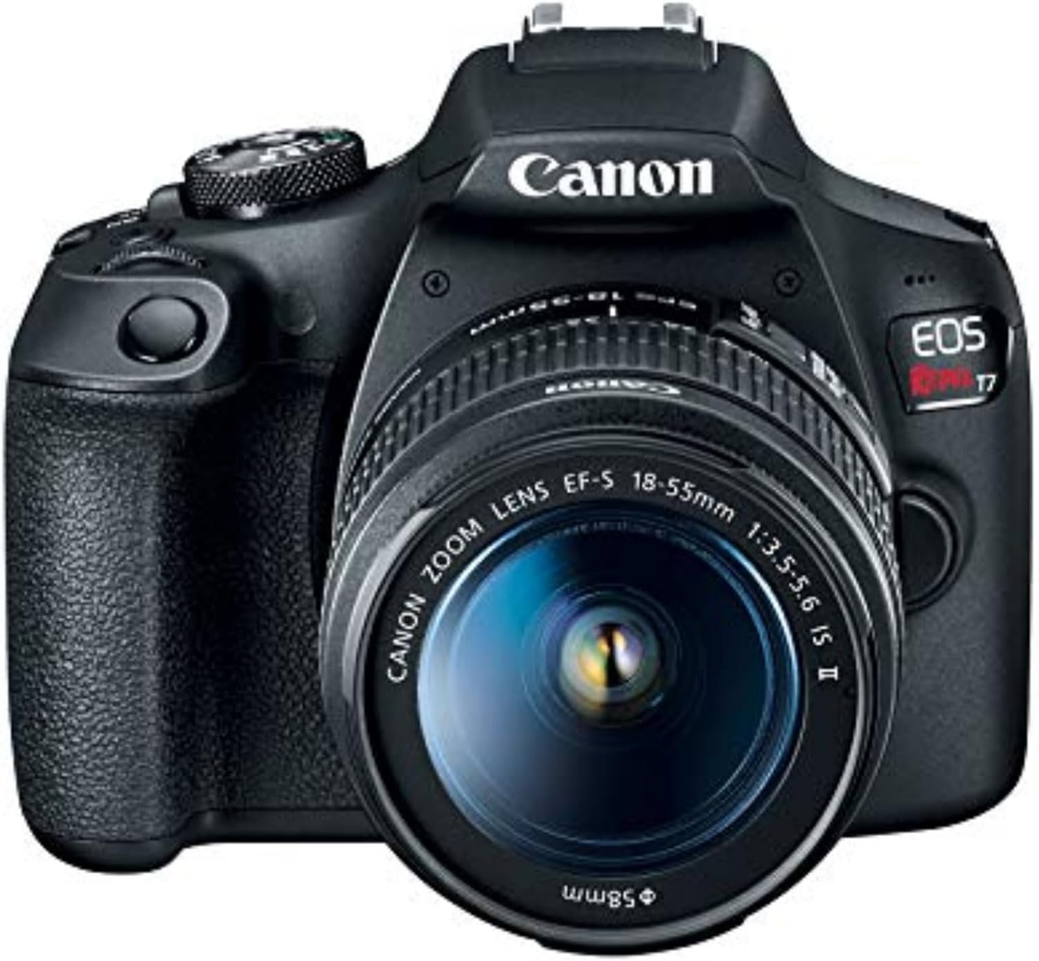 Canon EOS Rebel T7 DSLR Camera EF-S 18-55mm f/3.5-5.6 is II Lens Kit, 24.1 Megapixel CMOS (APS-C) Sensor, Full HD Videos, Built-in Wi-Fi, Beginner Photographers, Digital Camera, Black | 24.1 Megapixel CMOS (APS-C) Sensor, Full HD Videos, Built-in Wi-Fi, Beginner Photographers - Image 2