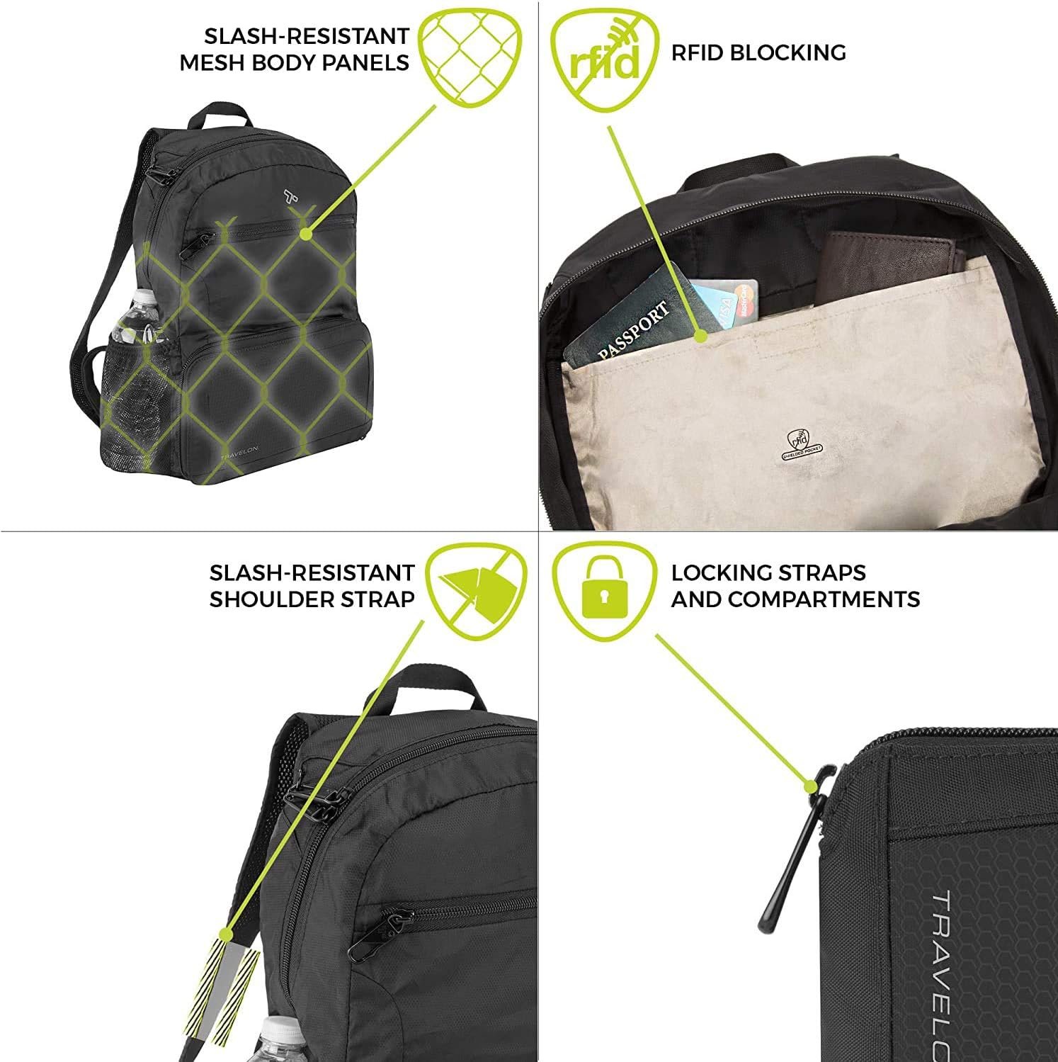 Travelon Anti-Theft Active Packable Backpack - Image 3
