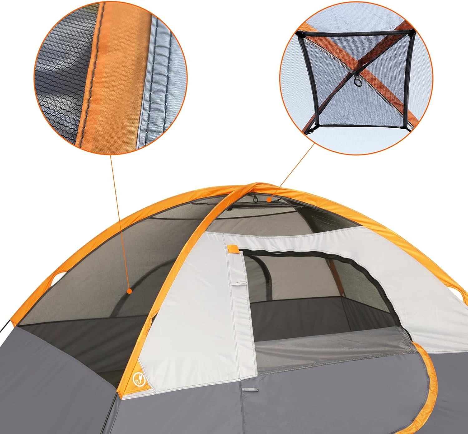 Amazon Basics Camping Tent, 3-Season Dome Design with Rainfly - Image 4