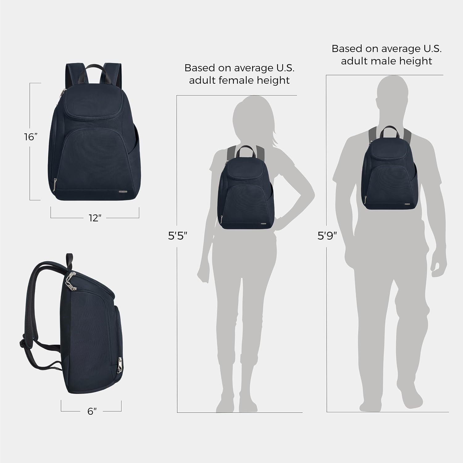 Travelon Anti-Theft Classic Backpack - Image 4
