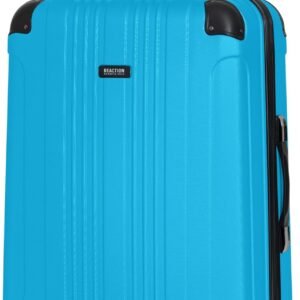 Kenneth Cole REACTION Out of Bounds Lightweight Hardshell 4-Wheel Spinner Luggage, Teal, 28-Inch Checked