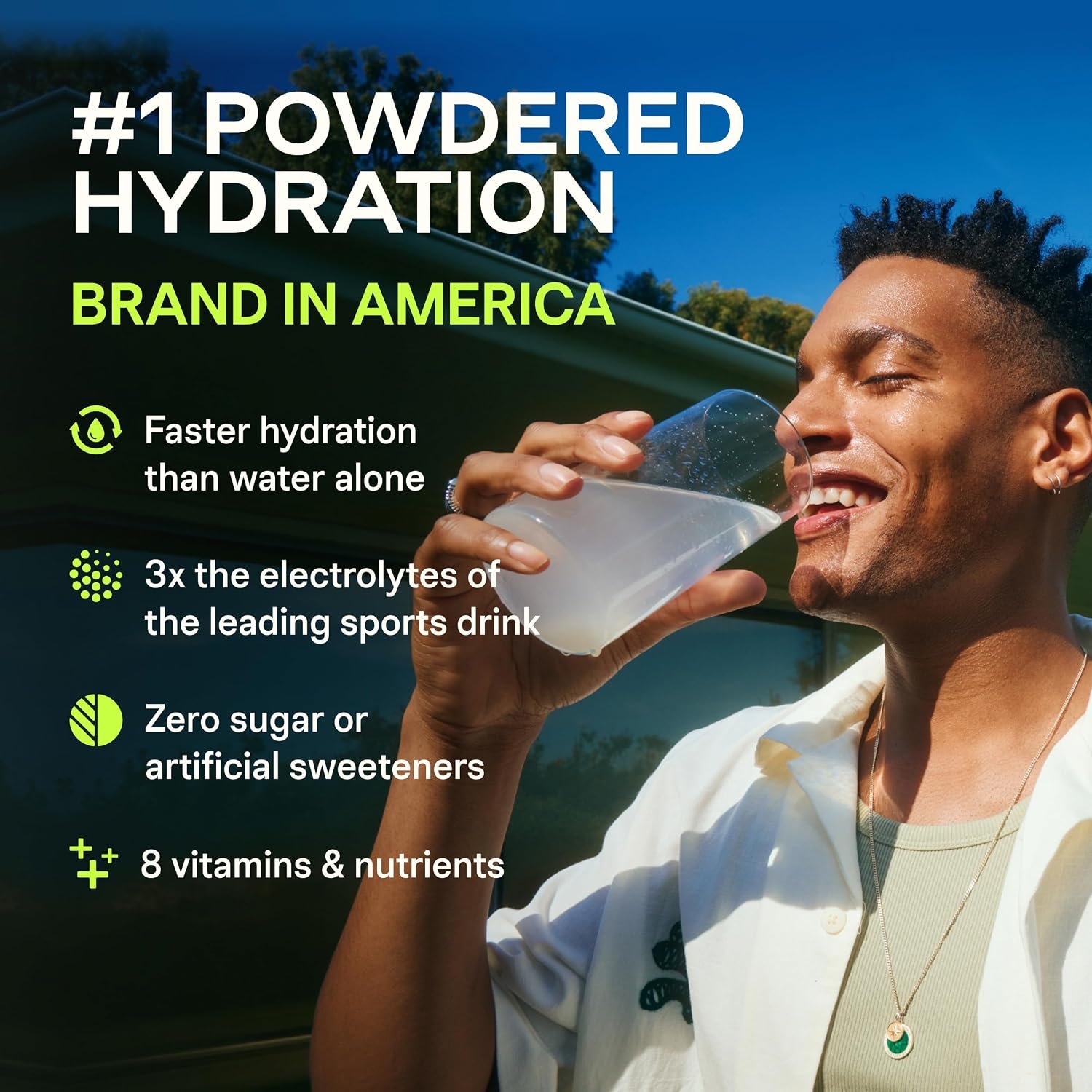 Liquid I.V. Sugar Free Hydration Electrolytes, Mandarin Orange, 14 Count | Scientifically Formulated | Clinically Proven Hydration | Zero Sugar | No Artificial Sweeteners | Non-GMO | Powder Drink Mix - Image 3