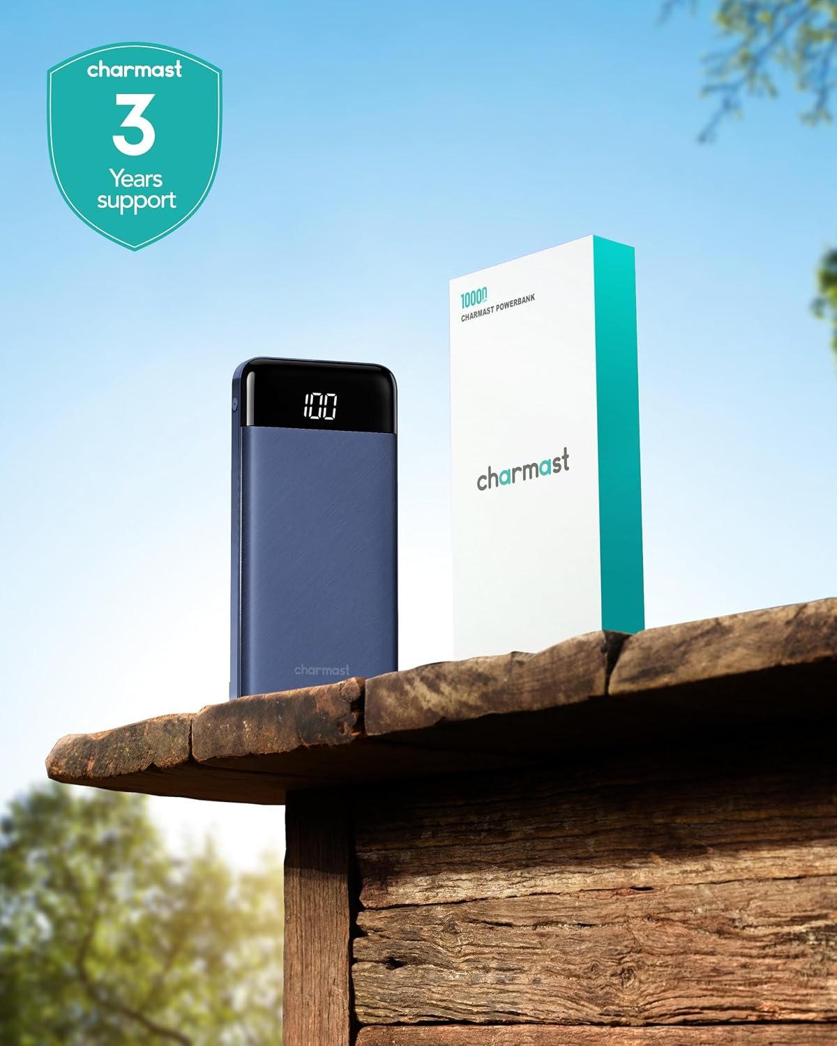 charmast Portable Charger Power Bank with Reinforced Built-in 4 Cables | 10000mAh,6 Outputs 3 Inputs,Travel Essentials,Carry-on Only,3A Fast Charging Portable Phone Charger for iPhone Samsung Pixel - Image 9