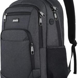 Paude Backpack for Men and Women,School Backpack for Teens,15.6 inch Laptop Backpack with USB Charging port for Business College Travel