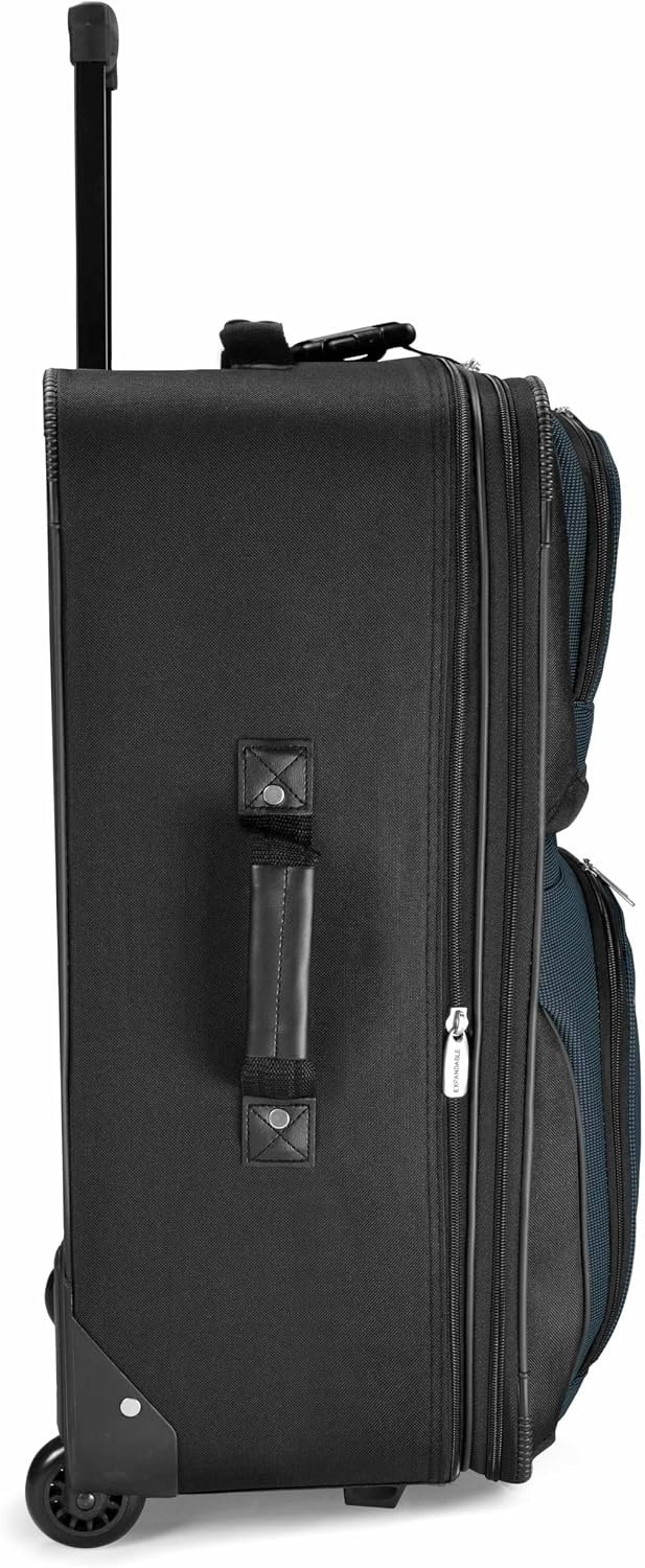 Travel Select Amsterdam Softside Expandable Luggage with Rolling Wheels, Navy, 4-Piece Set (15/21/25/29) - Image 3
