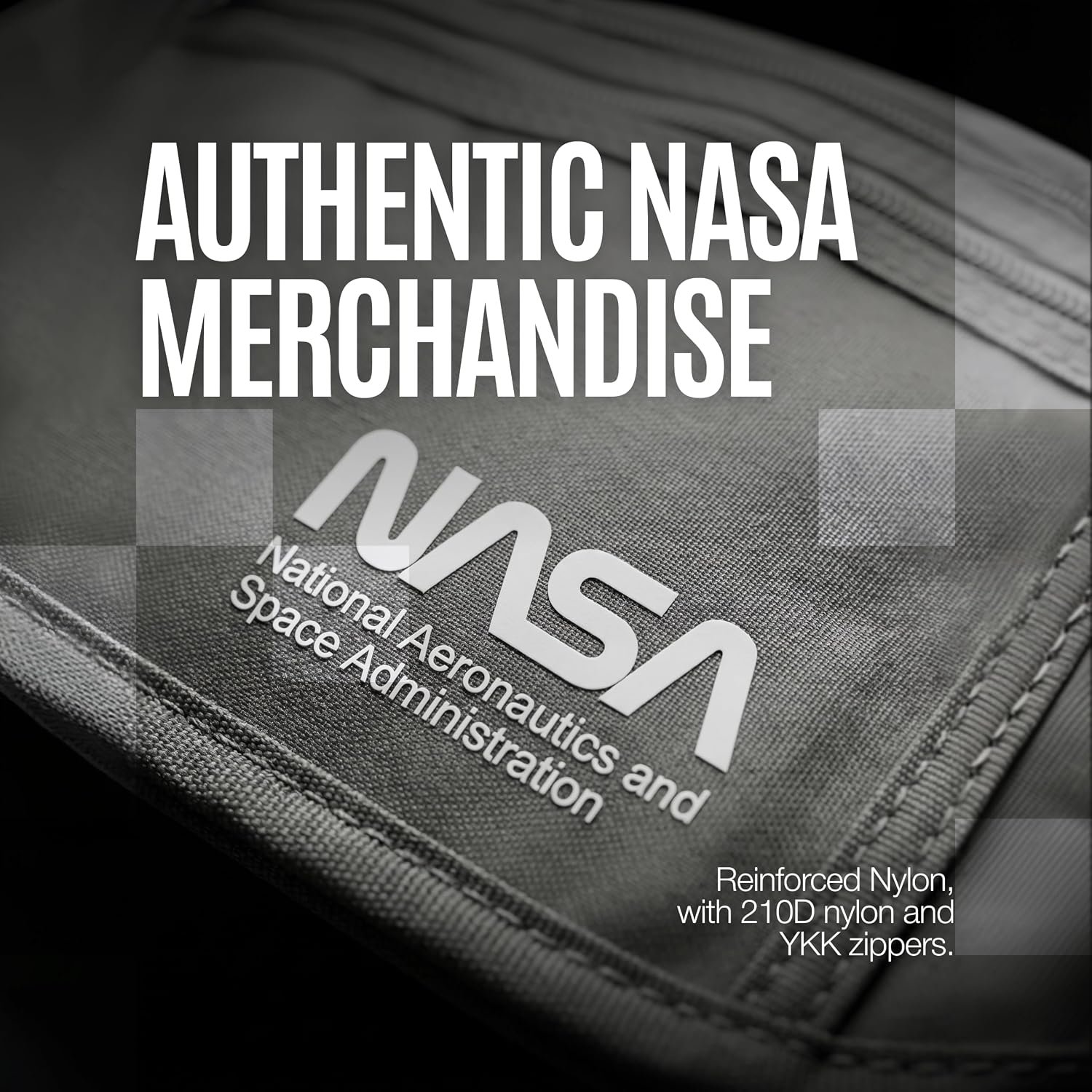 NASA Money Belt with RFID-Secured Passport Protection (Lunar Grey) | Concealed Carry | Genuine NASA Insignia | RFID Blocking | YKK Zippers | Breathable Mesh | Key Carabiner - Image 7