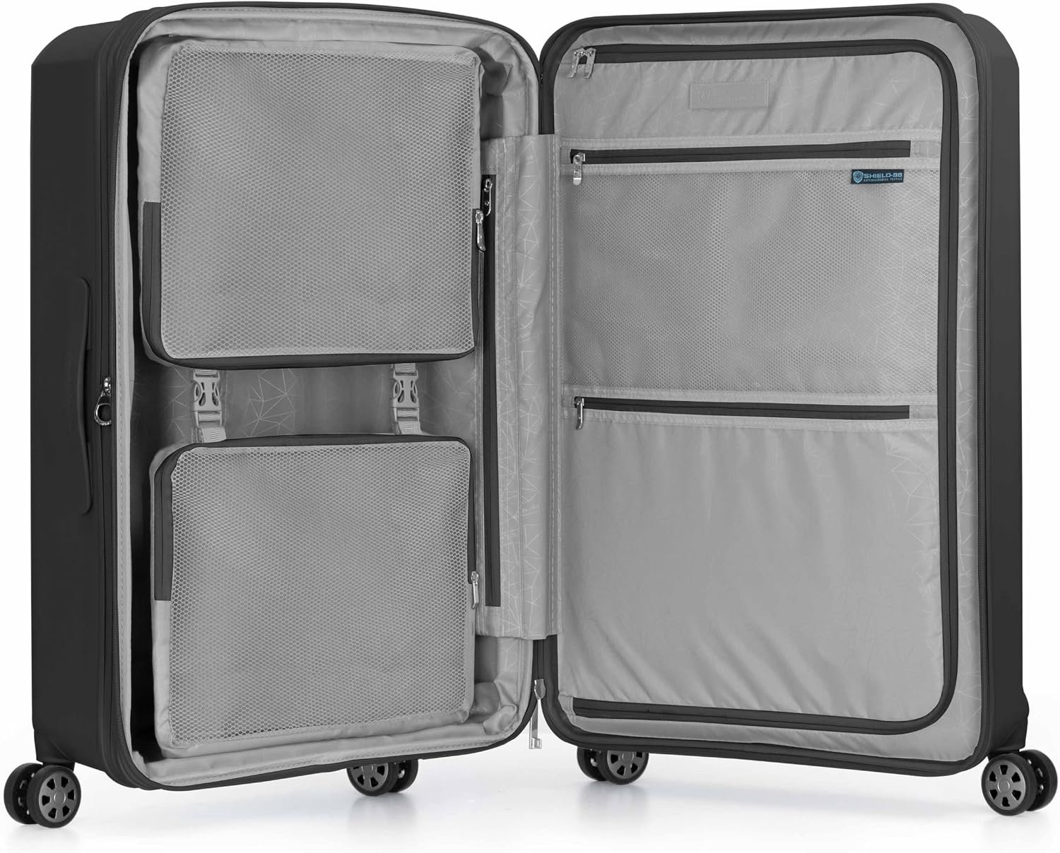 Traveler's Choice Pagosa Hardshell Expandable Luggage with Spinner Wheels, Black, 30-Inch Large - Image 7