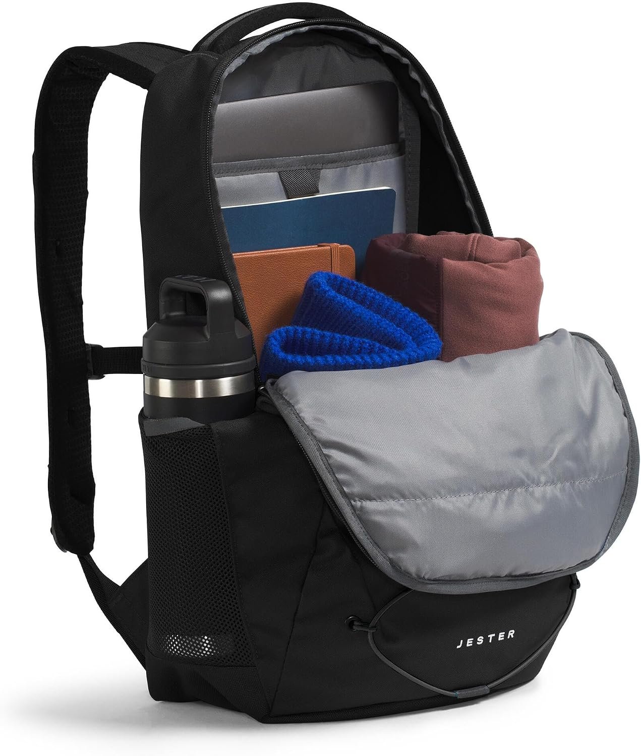 The North Face Jester Everyday Laptop Backpack, TNF Black-NPF, One Size | Commuter Daypack, Water Repellent, Laptop Sleeve - Image 4