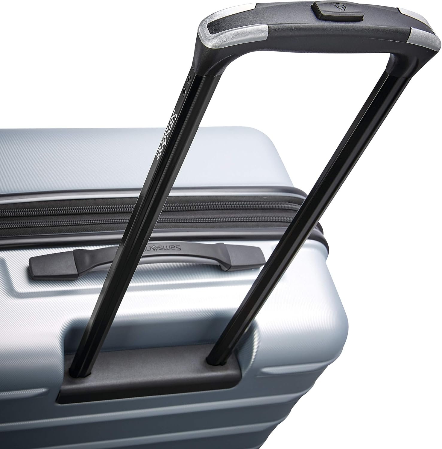 Samsonite Omni 2 Domestic Carry-On Luggage - 22x14x9 Airline-Approved - Features Expandable Polycarbonate Shell, 360° Wheels, TSA Lock - Amazon Exclusive - Artic Silver - Image 3