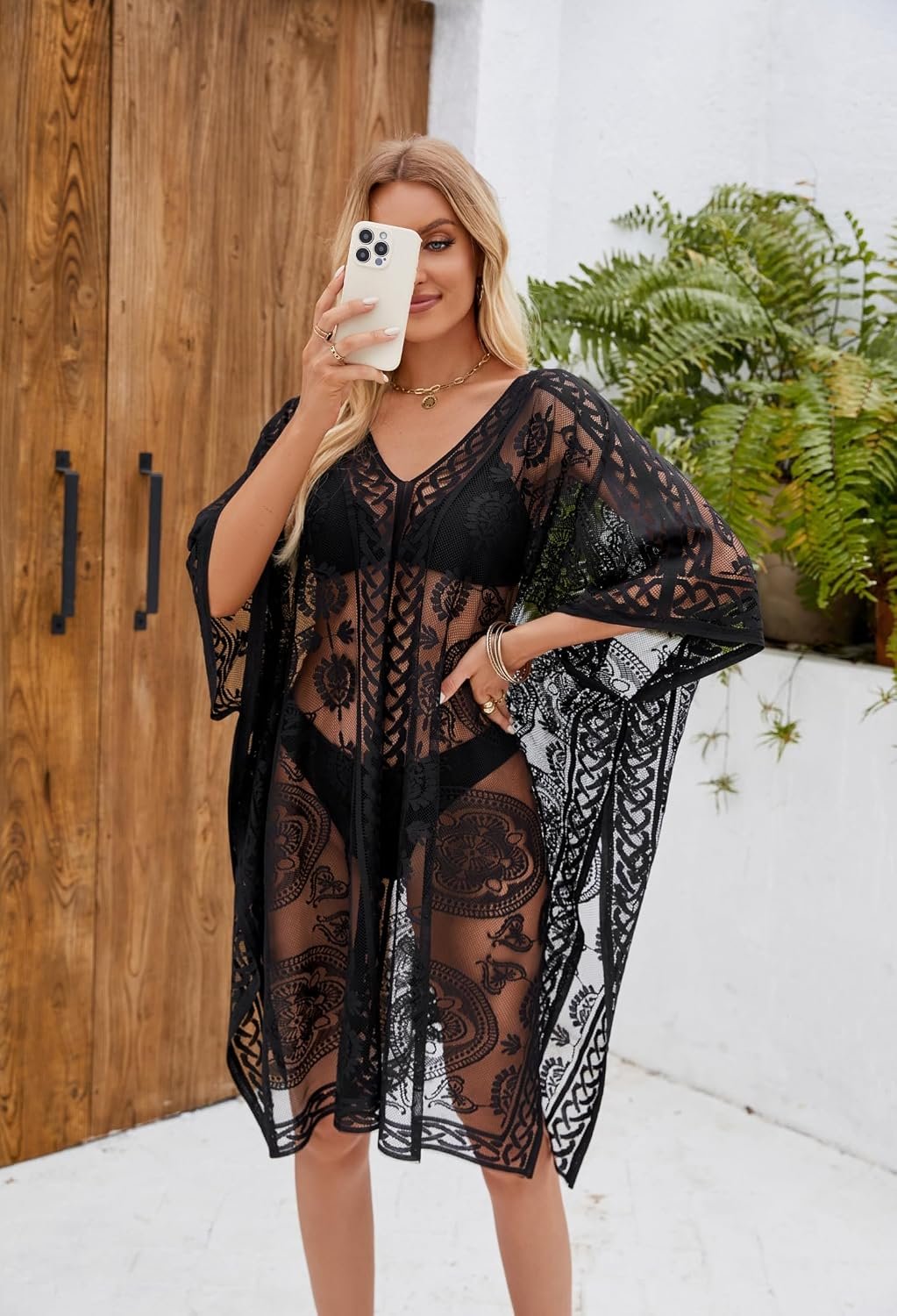 Lace Swimsuit and Bathing Suit Cover Up for Women | Beach Cover Up, Cover Ups for Swimwear, Beach Dress for Vacation - Image 8
