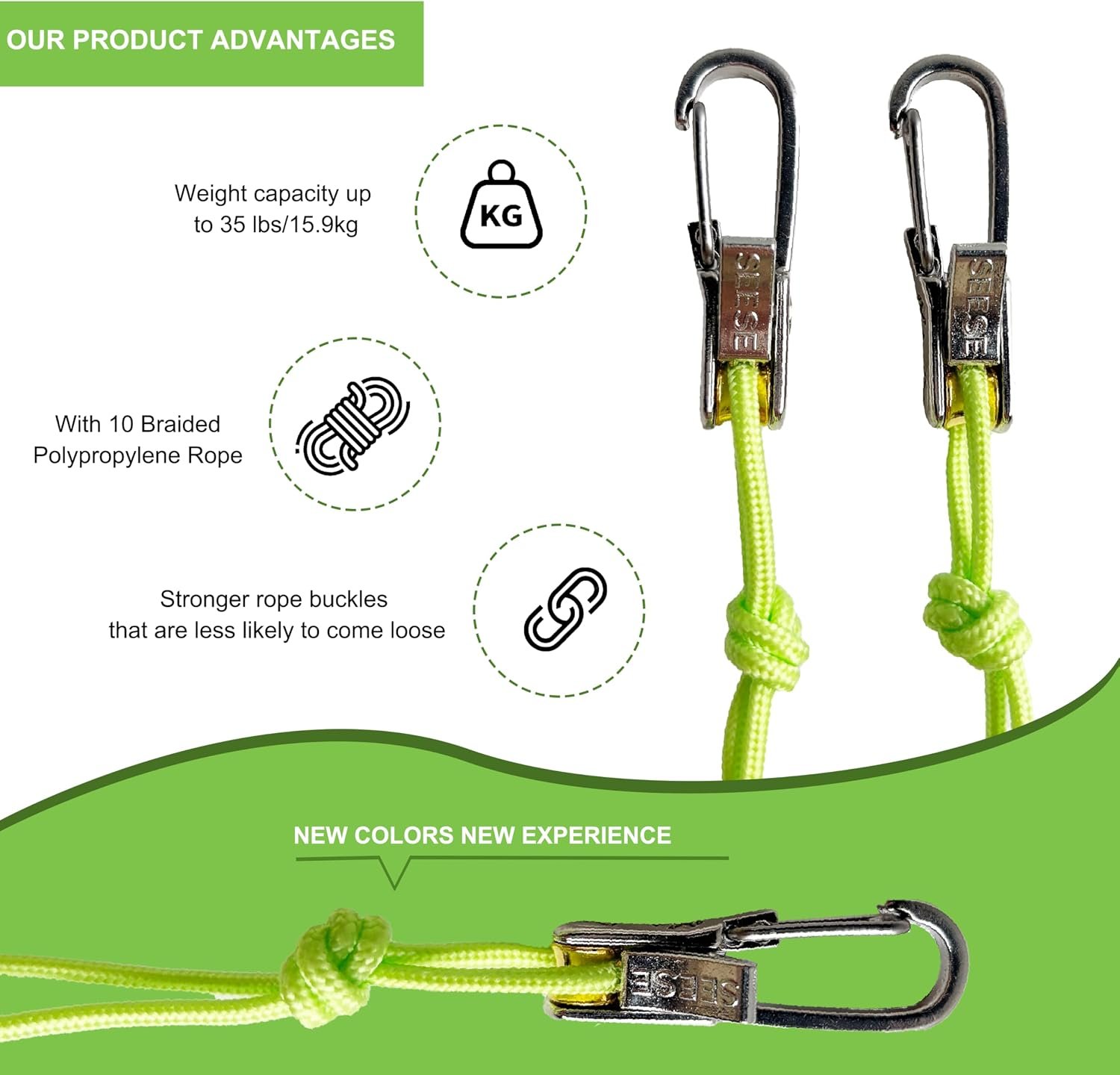 Rope Tightening Tool & Tensioner: Retractable Rope with Alloy Buckle for Outdoor Enthusiasts - Perfect for Camping Tent Building, Tarp Tie Downs, Hammock Installation & Outdoor Gear Securing - Image 4