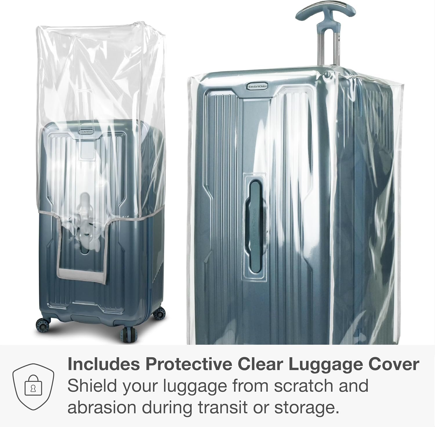 Traveler's Choice Ultimax II Polycarbonate Hardside Luggage with Spinner Wheels, Matte Black, 31-Inch Large Trunk - Image 6