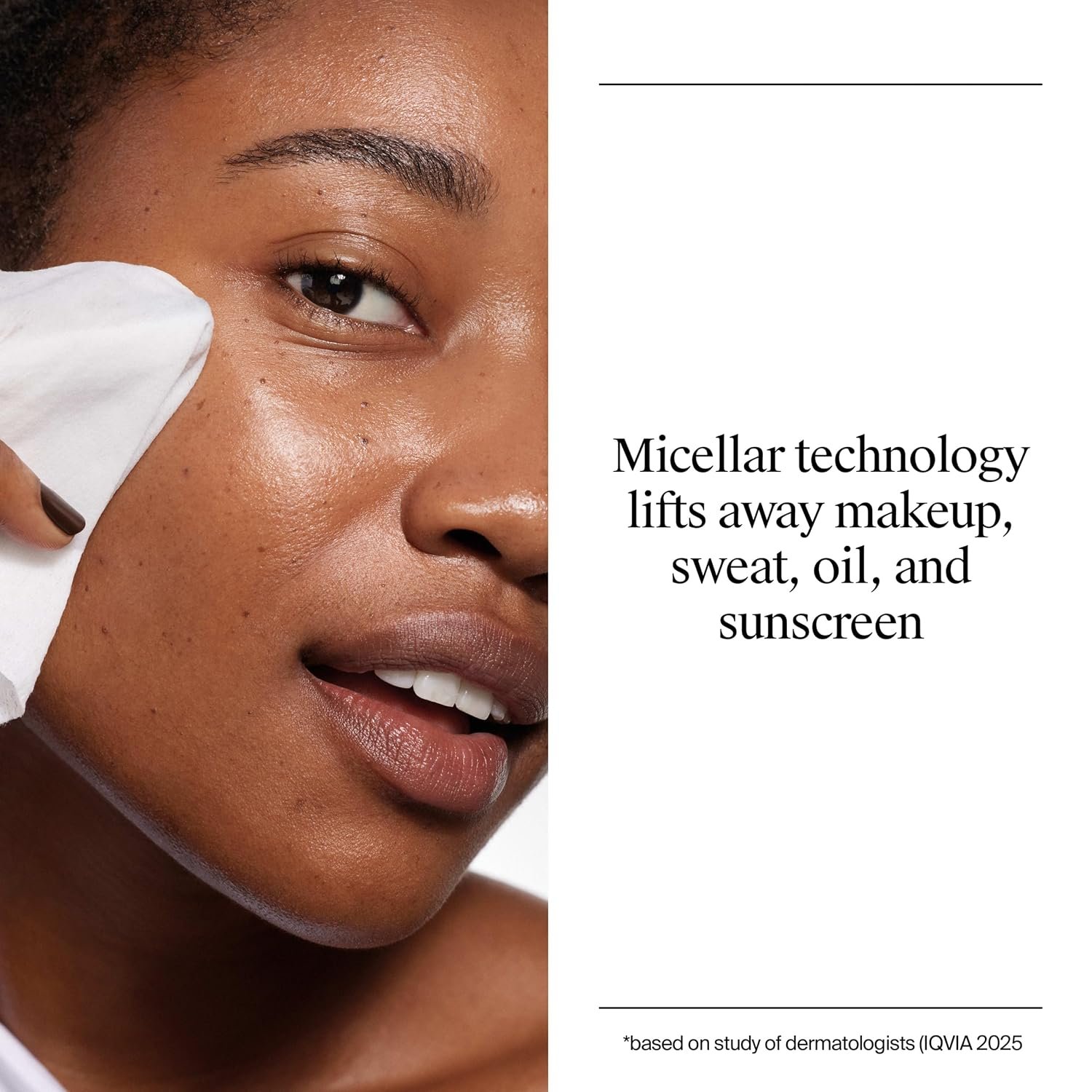 Neutrogena Makeup Remover Towelettes for Face with Micellar Water Daily Alcohol-Free, 20 ct | Makeup Remover, Makeup Removing Cleansing Wipes, Suitable for Dirt & Oil Removal, Alcohol-Free - Image 4