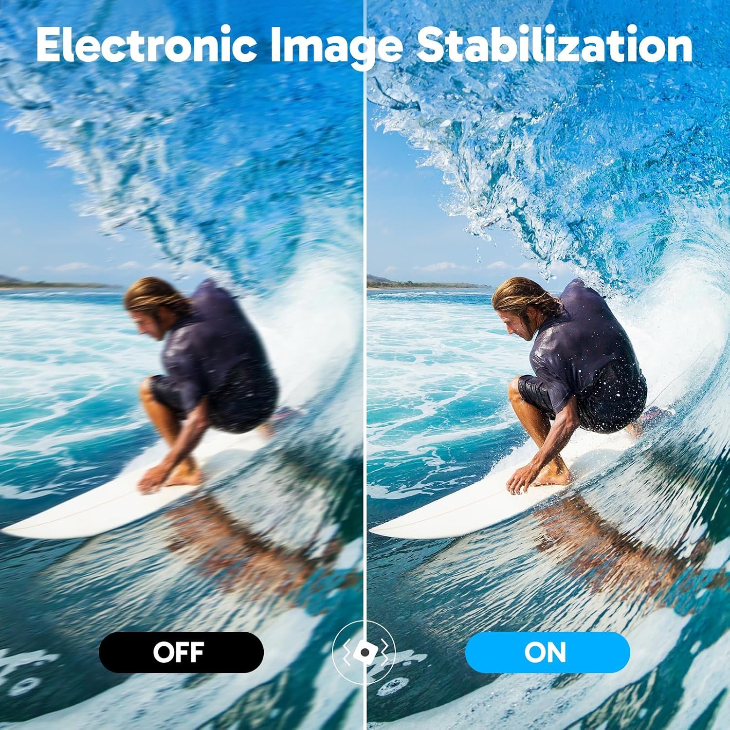 AKASO V50X Native 4K30fps WiFi Action Camera with EIS Touch Screen 4X Zoom 131 feet Waterproof Camera Support External Mic Remote Control with Helmet Accessories (with 128GB MicroSD Card) | EIS, WiFi, Touch Screen, 4X Zoom 131ft Waterproof Camera, Remote Control, Support External Mic, with Helmet Accessories - Image 3