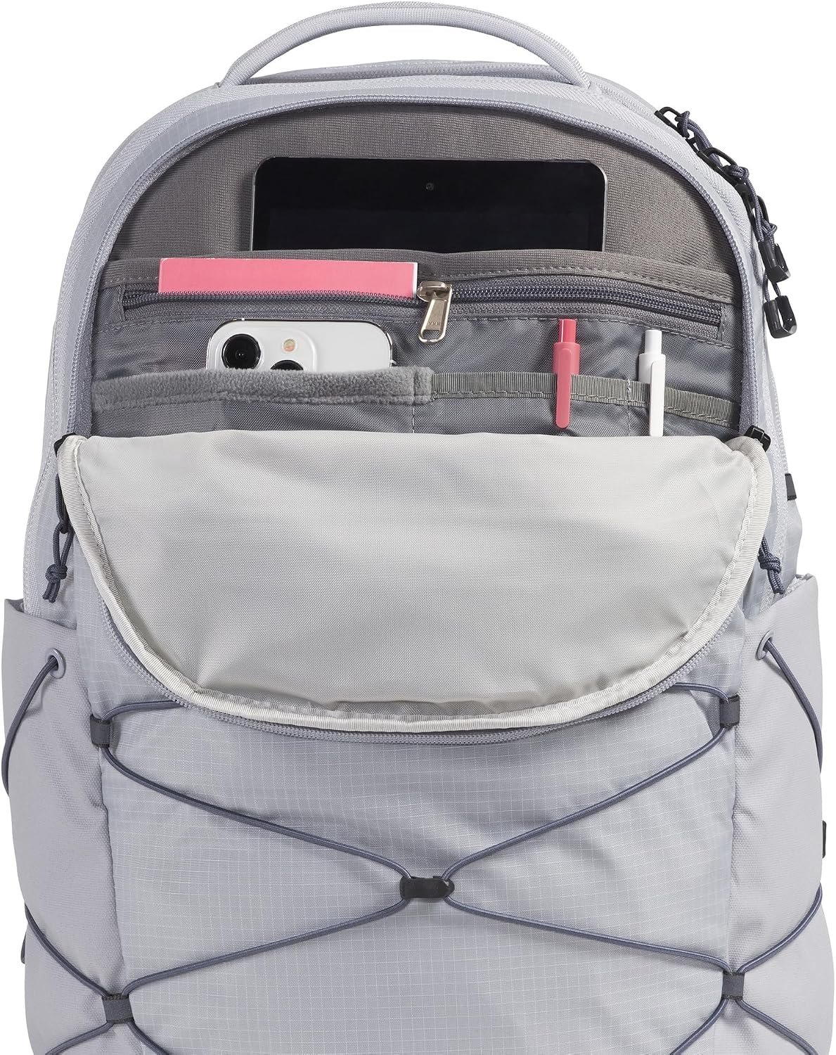The North Face Borealis Commuter Laptop Pack, Bl Flax/Twilight Galaxy, OSFA | Everyday Travel Bag, Laptop Sleeve, Reflective Details - Image 5