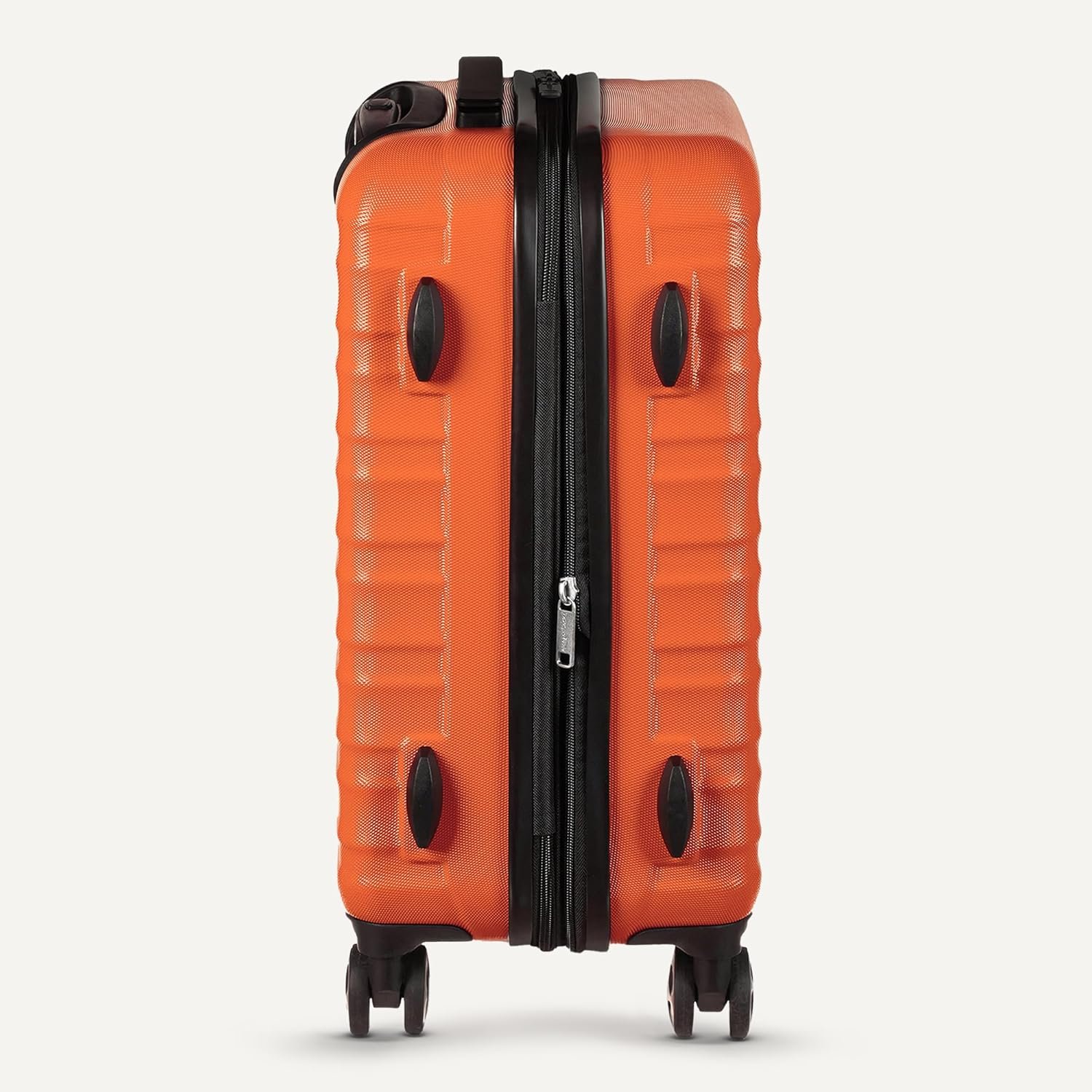 Amazon Basics 21" Hardside Carry-On Luggage with Spinner Wheels, Expandable for Up to 25% More Space, Scratch-Resistant Hardshell Suitcase, Telescoping Handle, Orange - Image 5