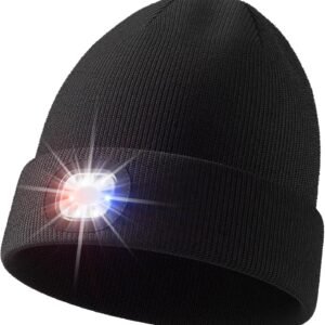 Unisex Beanie with The Light, Gifts for Men Women Husband Him