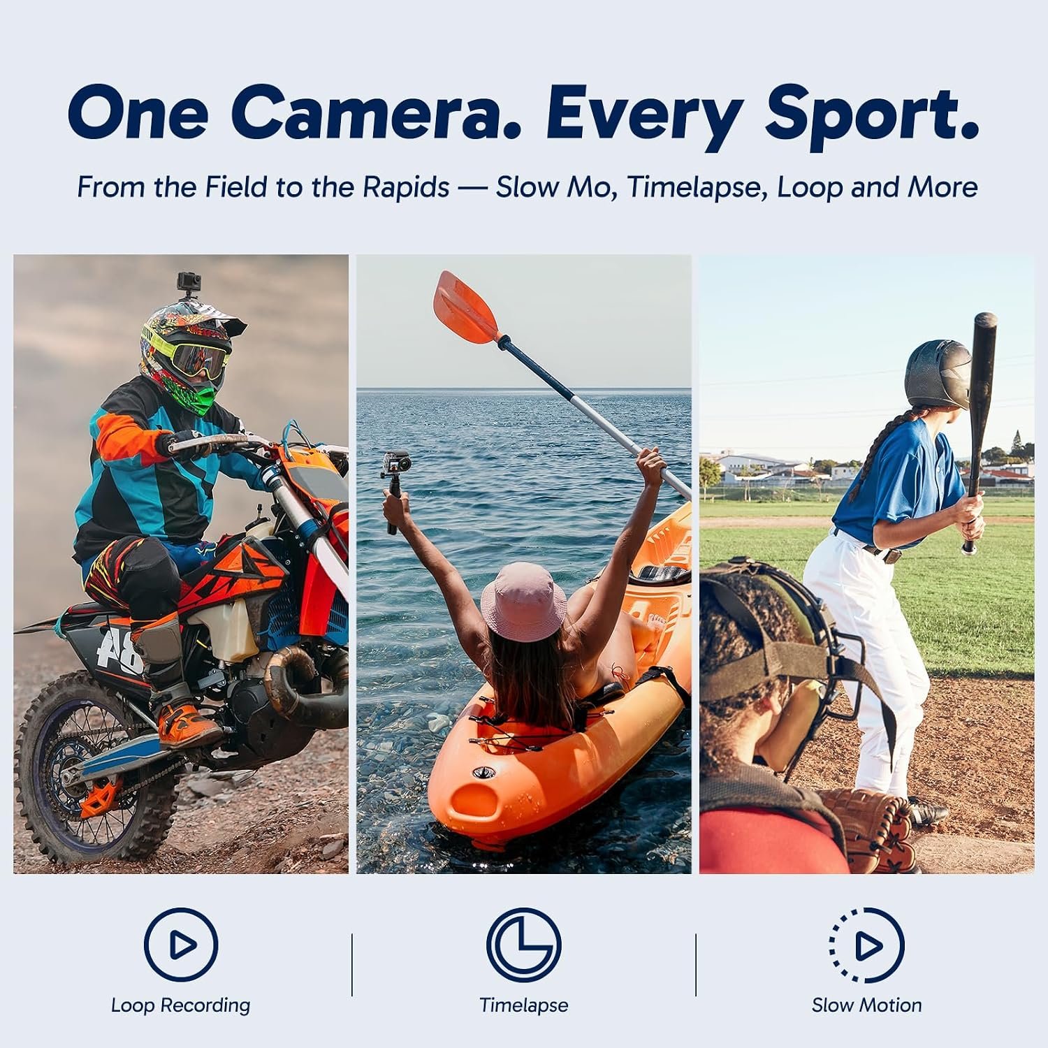 AKASO Brave 4 Pro Action Camera 4K 30fps Waterproof Underwater Camera | 20MP, EIS, 5X Zoom, Slow Motion, Touch Screen, Ultra Hd Sport Camera for Snorkel, Travel, Bicycle, Helmet Accessories Kit - Image 7