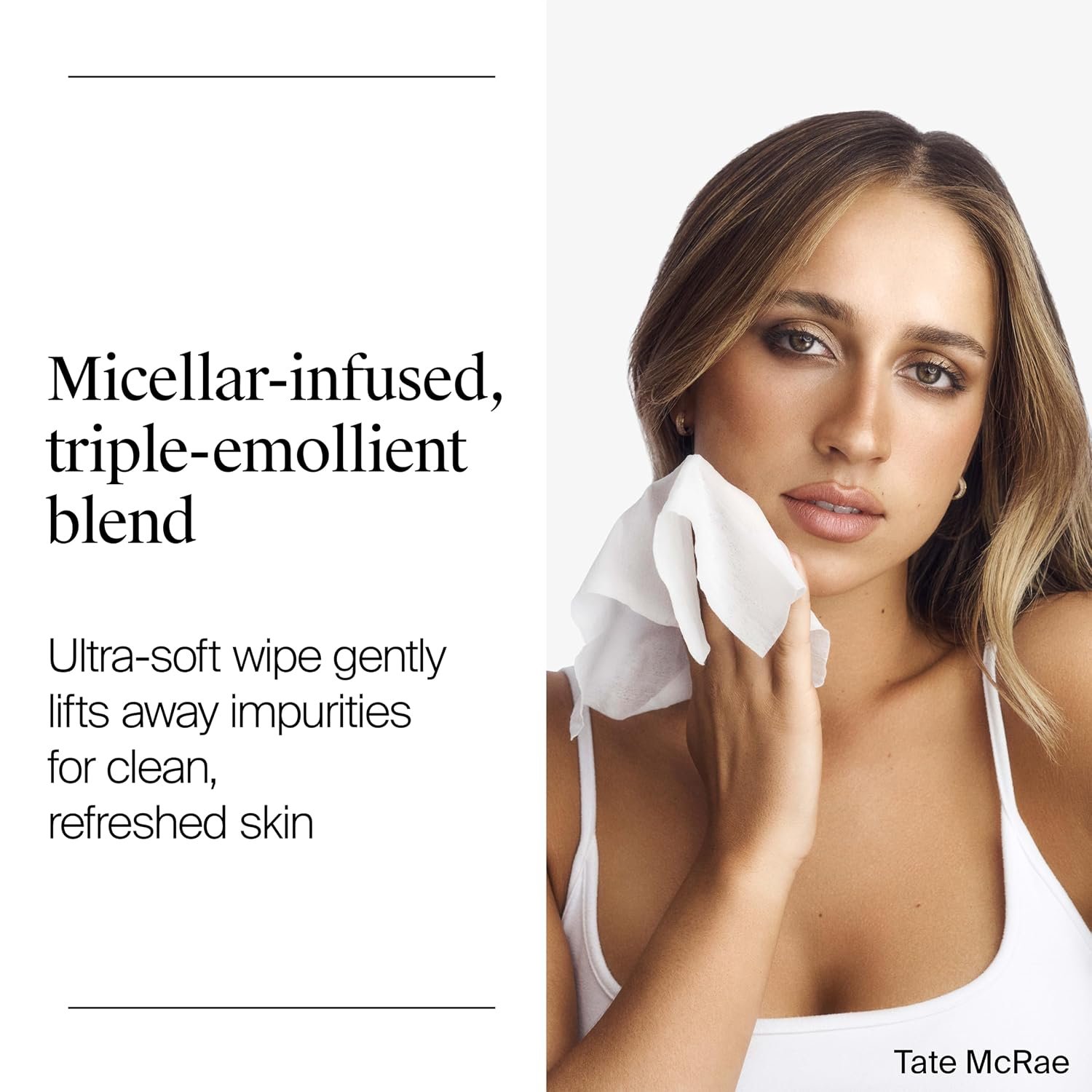 Neutrogena Makeup Remover Towelettes for Face with Micellar Water Daily Alcohol-Free, 20 ct | Makeup Remover, Makeup Removing Cleansing Wipes, Suitable for Dirt & Oil Removal, Alcohol-Free - Image 3