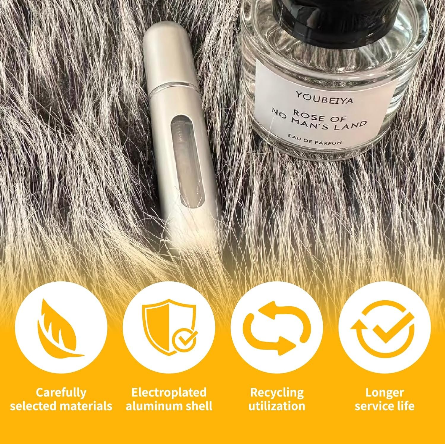 Perfume Travel Refillable Bottle,Leak-Proof,Travel Essentials for Women/Men | 6color 5ml Mini atomizer portable spray,aluminum shellleak-proof design,easy bottom-fill pump,Travel&Cruise Essentials - Image 3