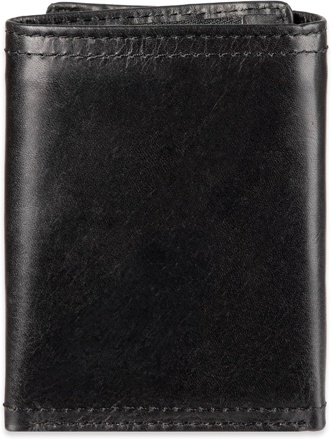 Dockers Men's Extra Capacity Slim Profile Trifold Wallet with Multiple Card Slots and ID Window - Image 3