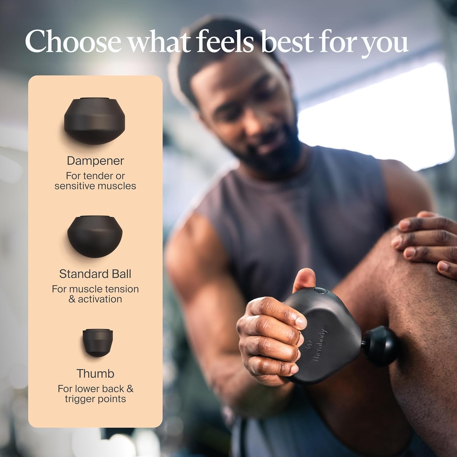 TheraGun Therabody Mini 3rd Gen Massage Gun | Travel Essential, Black | Ultra-Portable Percussion Massager for Recovery Anywhere | Bluetooth, 3-Speed, 1-Button Control, Muscle & Tension Relief - Image 8