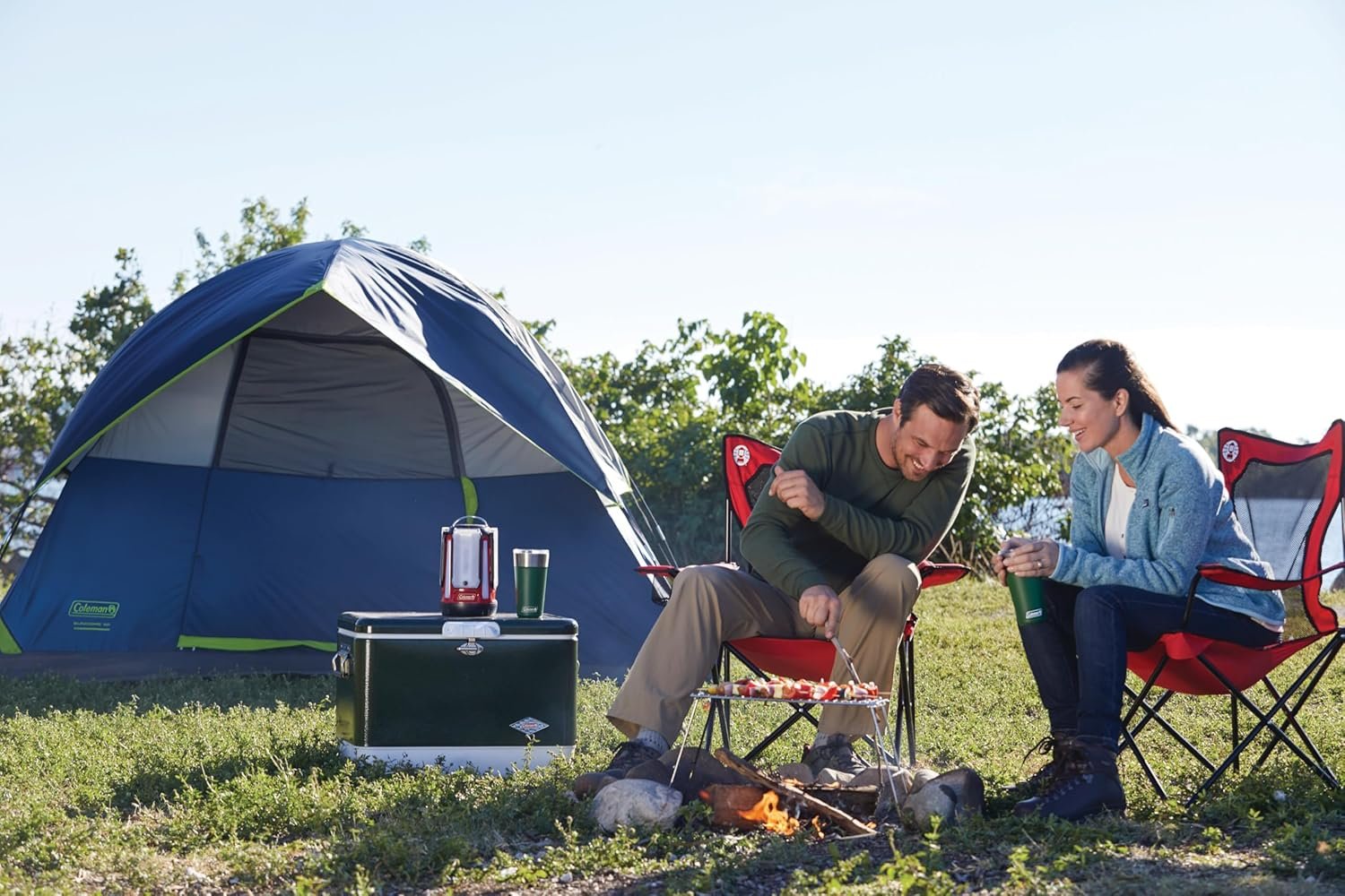 Coleman Sundome Camping Tent with Rainfly, 2/3/4/6 Person Tent Sets Up in 10 Mins, Weatherproof Shelter for Camping, Festivals, Backyard, Sleepovers, & More - Image 4