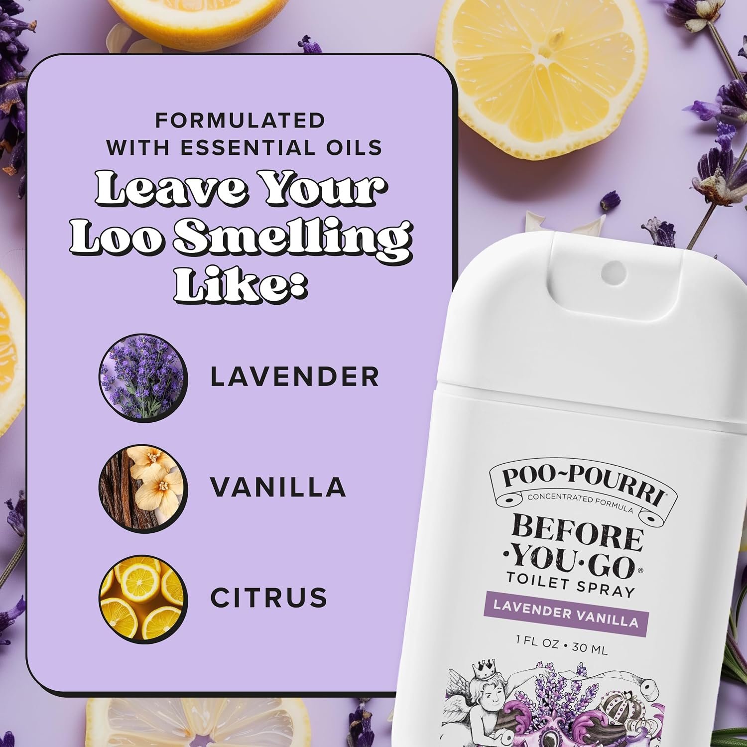Poo-Pourri Before-You-Go Pocket Toilet Spray, Travel Essentials, 1 Fl Oz, Spring Variety 3 Pack, Each Up to 50 Uses, On-The-Go Bathroom Odor Deodorizer with Essential Oils, TSA Approved Size, 3 Scents - Image 7