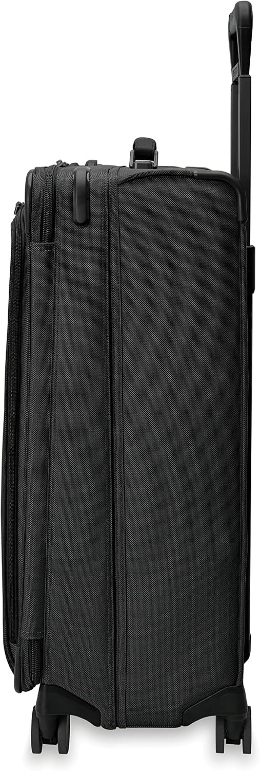 Briggs & Riley 29" Large Expandable Spinner - Checked Luggage for Travel, Suitcases with Wheels, Softside Rolling Bag for Men & Women, Self-Repairing Zipper - Baseline Collection, Black - Image 16