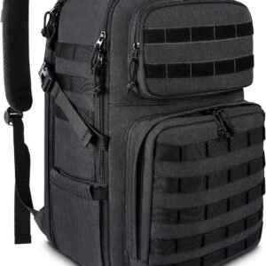 MATEIN 17 Inch Laptop Backpack, Large TSA Tactical Backpack for Men | Military MOLLE System, Water Resistant Computer Bag, Laptop Compartment, Work Organizer Pocket, For Carry on Travel