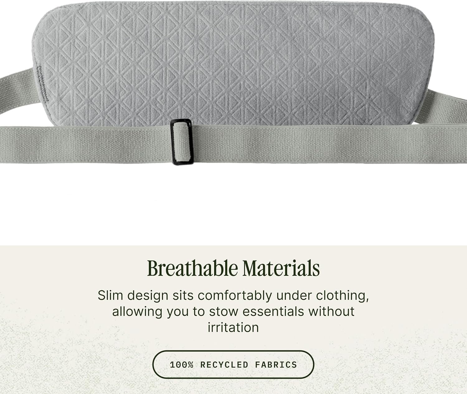 Eagle Creek Undercover RFID Money Belt, Storm Grey | Slim Travel Waist Pouch with RFID Blocking, Secure Passport, Cards, and Cash, Adjustable Strap, Lightweight and Discreet - Image 3