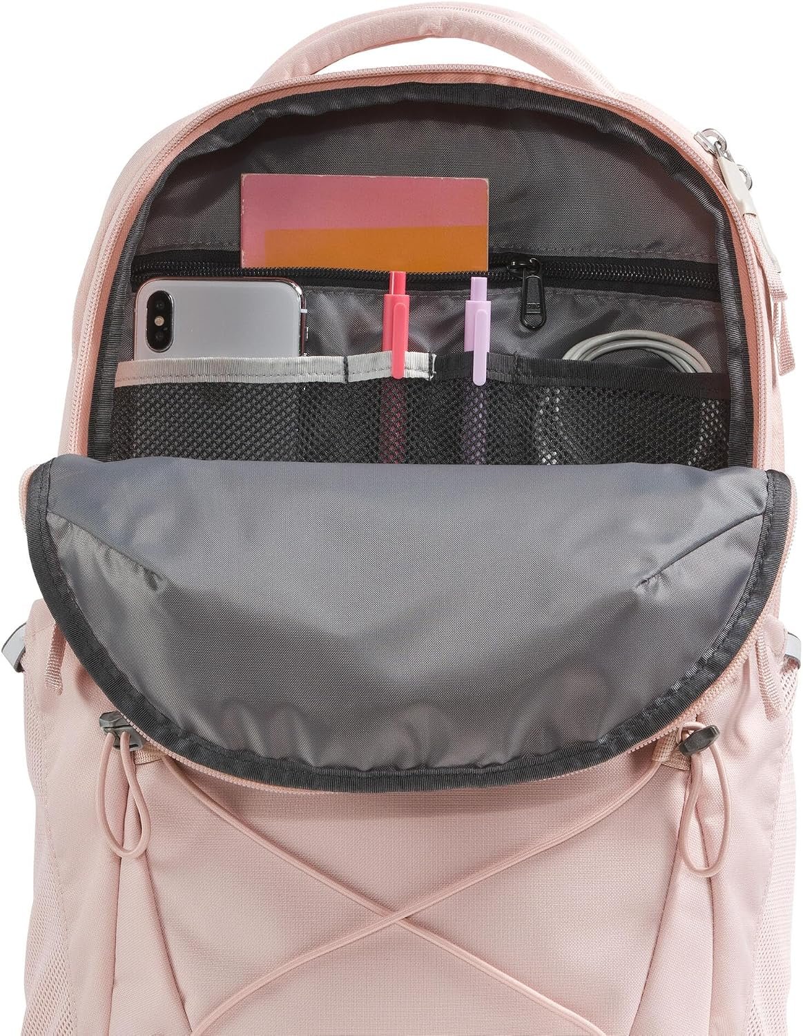 The North Face Women's Jester Everyday Backpack, Pnk Moss, One Size | Commuter Travel Bag, Laptop Sleeve, Water-Repellent - Image 5