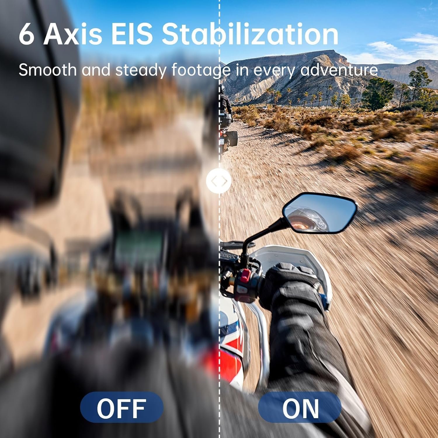 4K Action Camera 20MP Touch Screen WiFi EIS 131FT Waterproof | Dual touch screens, 170° wide-angle, 5X zoom, remote control. For snorkeling, biking, helmet. 2 rechargeable batteries. - Image 3